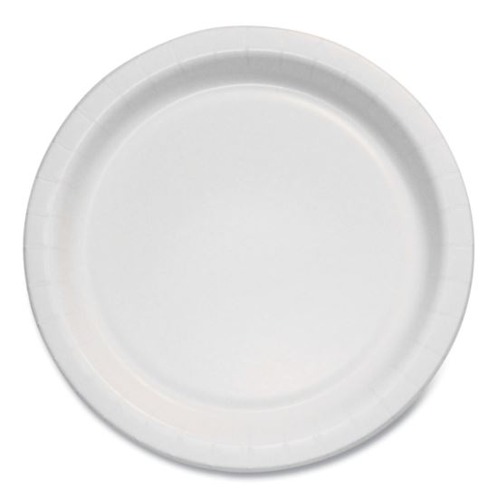 Bare Eco-Forward Clay-Coated Paper Plate, ProPlanet Seal, 6" dia, White/Brown/Green, 1,000/Carton1