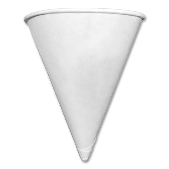 Paper Cone Cups, 3.2 oz, White, 200/Pack1