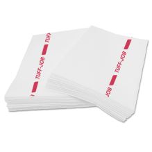 Tuff-Job Guard Antimicrobial Towels, White/Red, 12 x 21, 1/4 Fold, 150/Carton1