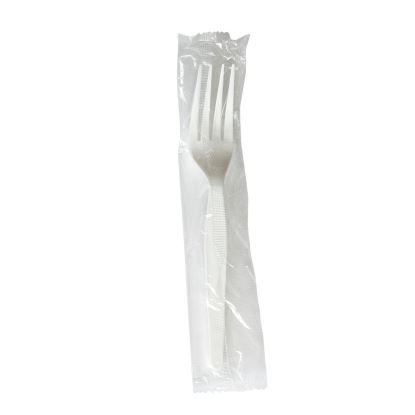 Heavyweight Wrapped Polystyrene Cutlery, Fork, White, 1,000/Carton1