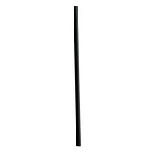 Giant Straws, 7.75", Polypropylene, Black, 1,500/Carton1