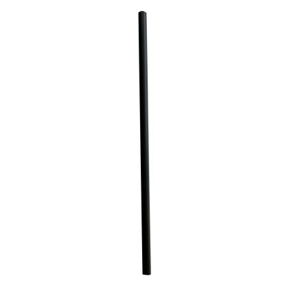 Jumbo Straws, 7.75", Polypropylene, Black, 12,500/Carton1