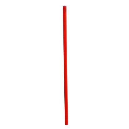 Jumbo Straws, 7.75", Polypropylene, Red, 2,500/Carton1