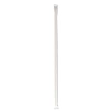 Wrapped Jumbo Straws, 10.25", Polypropylene, Red/White Striped, 2,000/Carton1