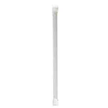 Wrapped Jumbo Paper Straws, 7.75", Paper, Black, 1,280/Carton1