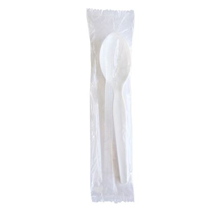 Heavyweight Wrapped Polystyrene Cutlery, Soup Spoon, White, 1,000/Carton1