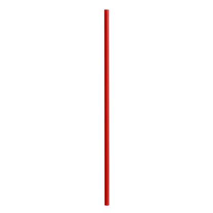 Jumbo Straws, 5.25", Polypropylene, Red, 10,000/Carton1