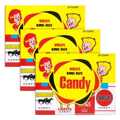 Candy Cigarettes, 24/Box, 3 Boxes/Carton, Ships in 1-3 Business Days1