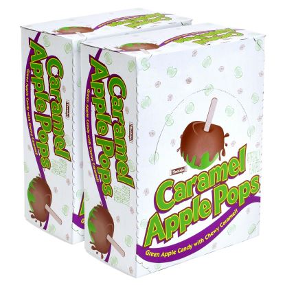 Caramel Apple Pops, 0.63 oz Individually Wrapped, 48/Box, 2 Boxes/Carton, Ships in 1-3 Business Days1
