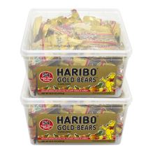 Goldbears Gummi Candy, Assorted Flavors, 0.4 oz Pouch, 54/Tub, 2 Tubs/Carton, Ships in 1-3 Business Days1