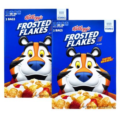 Frosted Flakes Breakfast Cereal, 2 Bags/61.9 oz Box, 2 Boxes/Carton, Ships in 1-3 Business Days1