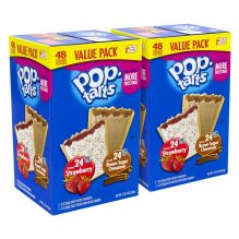 Pop Tarts, Brown Sugar Cinnamon/Strawberry, 2/Pouch, 24 Pouches Box, 2 Boxes/Carton, Ships in 1-3 Business Days1