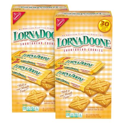 Lorna Doone Shortbread Cookies, 1.5 oz Packet, 30/Box, 2 Boxes/Carton, Delivered in 1-3 Business Days1