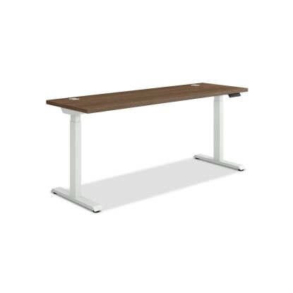 Coordinate Height Adjustable Desk Bundle 2-Stage, 70" x 22" x 27.75" to 47", Pinnacle\Designer White, Ships in 7-10 Bus Days1