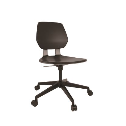 Commute Task Chair, Supports Up to 275 lbs, 18.25" to 22.25" Seat Height, Black Seat/Back/Base, Ships in 1-3 Business Days1