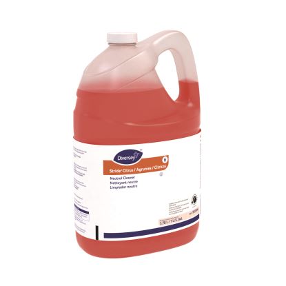 Stride Neutral Cleaner, Citrus, 1 gal, 4 Bottles/Carton1