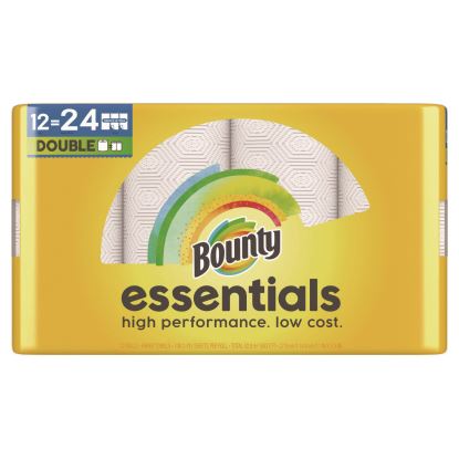 Essentials Select-A-Size Kitchen Roll Paper Towels, 2-Ply, 108 Sheets/Roll, 12 Rolls/Carton1