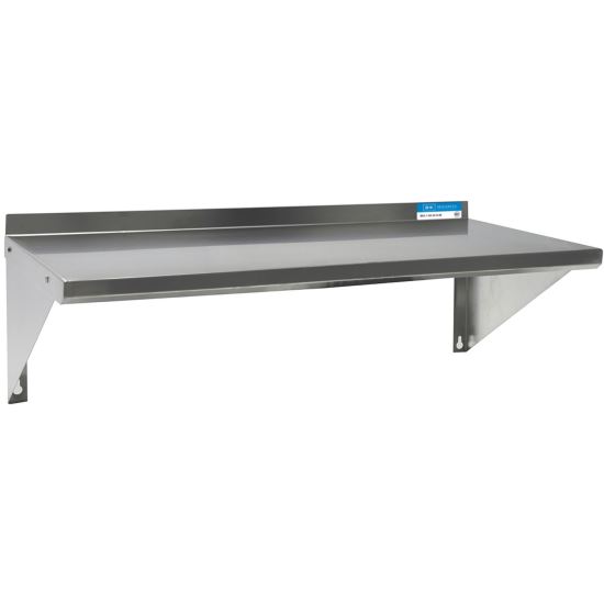 Stainless Steel Economy Overshelf, 32w x 12d x 8h, Stainless Steel, Silver, 2/Pallet, Ships in 4-6 Business Days1