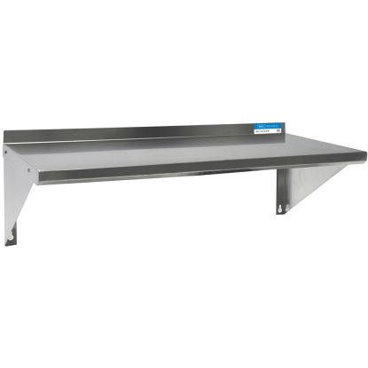 Stainless Steel Economy Overshelf, 60w x 12d x 8h, Stainless Steel, Silver, 2/Pallet, Ships in 4-6 Business Days1