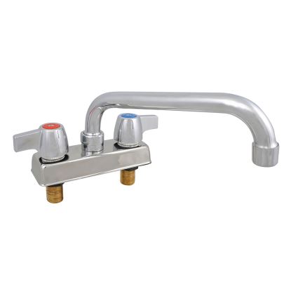 WorkForce Standard Duty Faucet, 4.55" Height/10" Reach, Chrome-Plated Brass, Ships in 4-6 Business Days1