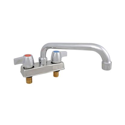 WorkForce Standard Duty Faucet, 3.87" Height/6" Reach, Chrome-Plated Brass, Ships in 4-6 Business Days1