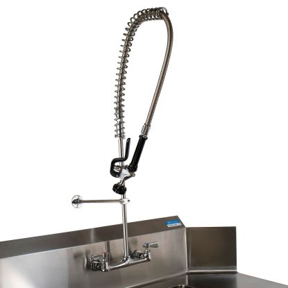 WorkForce Prerinse Add-A-Faucet, 8" Height, Chrome, Ships in 4-6 Business Days1