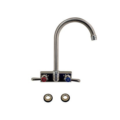 Evolution Splash Mount Stainless Steel Faucet, 9.06" Height/4.5" Reach, Stainless Steel, Ships in 4-6 Business Days1