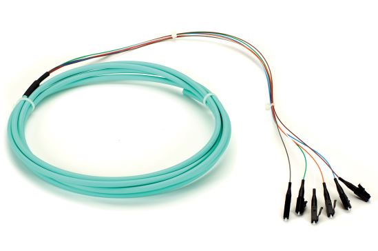 Black Box FOPT50M3-LC-6AQ-3 InfiniBand/fibre optic cable 118.1" (3 m) 6x LC OFNR Aqua color1