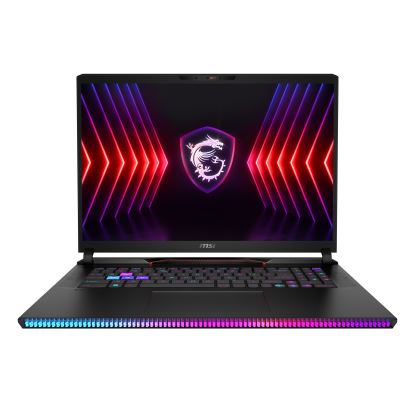 MSI Gaming Raider GE78HX 14VHG-601US Intel® Core™ i9 i9-14900HX Laptop 17" Quad HD+ 64 GB DDR5-SDRAM 1 TB SSD NVIDIA GeForce RTX 4080 Wi-Fi 7 (802.11be) Windows 11 Home Black1