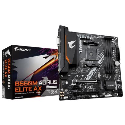 Gigabyte B550M AORUS ELITE AX motherboard AMD B550 Socket AM4 micro ATX1