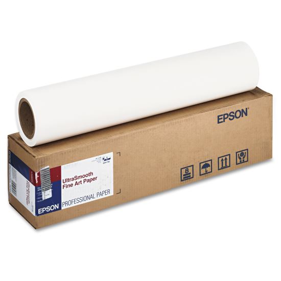 UltraSmooth Fine Art Paper Rolls, 15 mil, 24" x 50 ft, White1