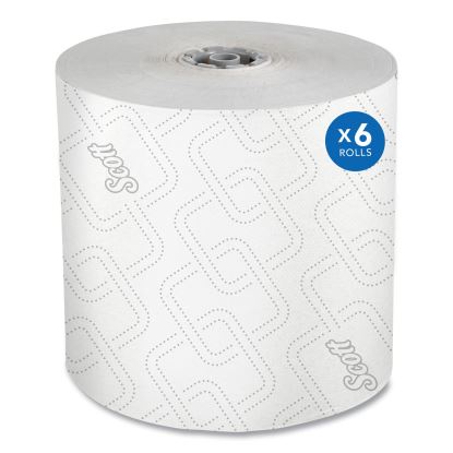 Pro Hard Roll Paper Towels with Elevated Scott Design for Scott Pro Dispenser, Gray Core Only, 1-Ply, 1,150 ft, 6 Rolls/CT1