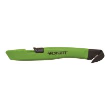 Safety Ceramic Blade Box Cutter, 0.5" Blade, 5.7" Plastic Handle, Green1