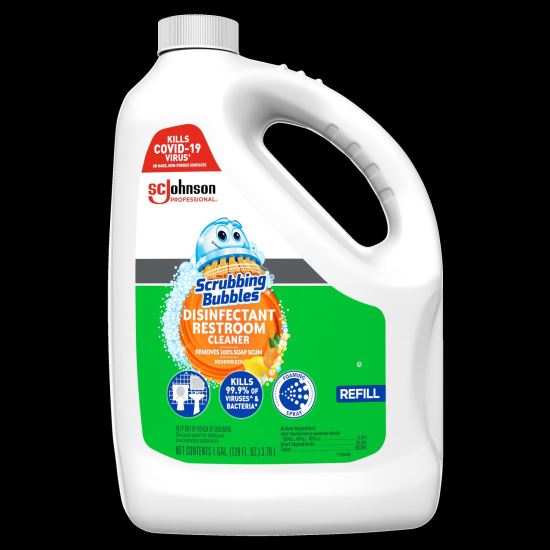 Disinfectant Restroom Cleaner, Fresh Scent, 1 gal Bottle, 4/Carton1