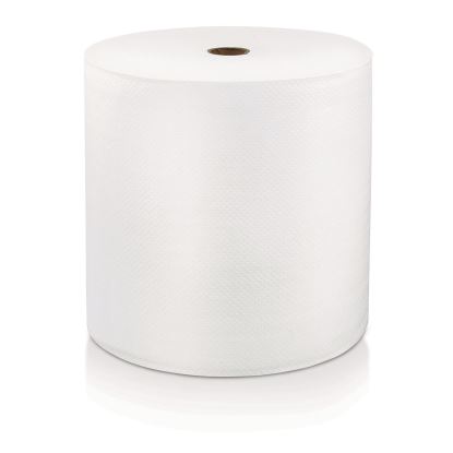 Hard Wound Roll Towel, 1-Ply, 7" x 800 ft, White, 6 Rolls/Carton1