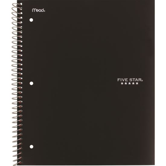 Wirebound Notebook, 5-Subject, Medium/College Rule, Assorted Cover Colors, (200) 11 x 8.5 Sheets, 2/Pack1