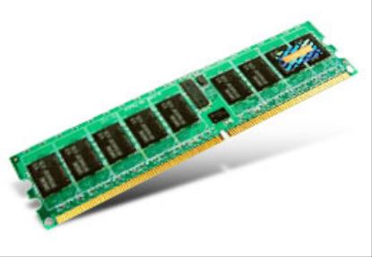 Transcend 2GB DDR2 400 REG DIMM 3-3-3 1 Rank memory module 400 MHz ECC1