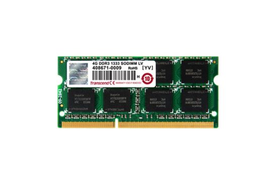 Transcend TS256MSK64V1N memory module 2 GB 1 x 8 GB DDR3 1066 MHz1