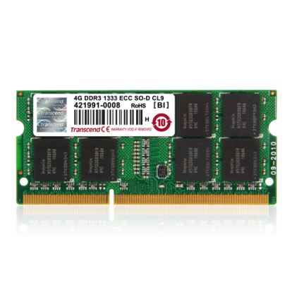 Transcend DDR3 4GB memory module 1 x 4 GB 1333 MHz ECC1