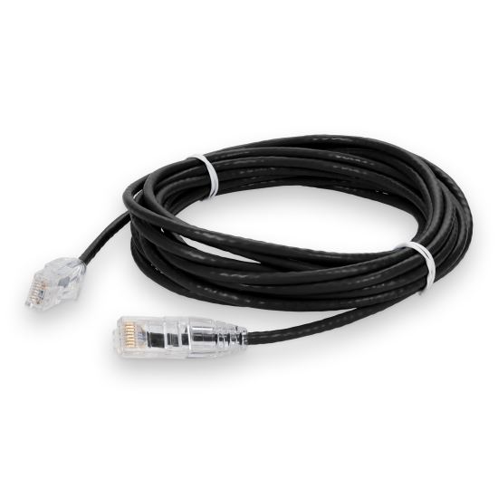 AddOn Networks ADD-45FSLCAT6A-BK networking cable Black 540.2" (13.7 m) Cat6a U/UTP (UTP)1