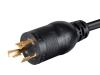 Monoprice 35062 power cable Black 23.6" (0.6 m) NEMA L5-20P NEMA 5-20R4