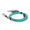 AddOn Networks 845420-B21-AO InfiniBand/fibre optic cable 275.6" (7 m) QSFP28 4x SFP28 AOC Aqua color3