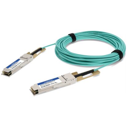 AddOn Networks QSFP28-100GB-AOC2M-G-AO InfiniBand/fibre optic cable 78.7" (2 m) Aqua color1
