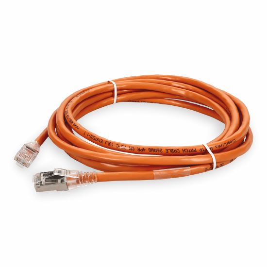 AddOn Networks ADD-6FCAT6AS-OE networking cable Orange 72" (1.83 m) Cat6a1