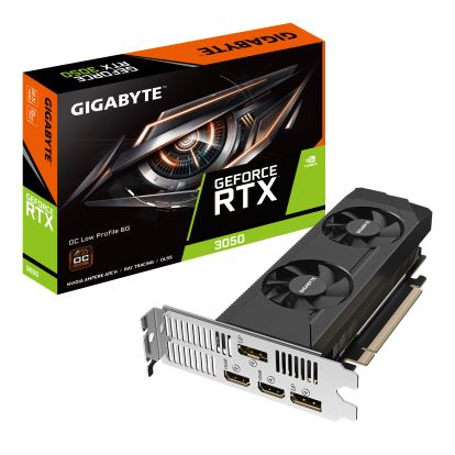 Gigabyte GeForce RTX 3050 OC Low Profile 6G NVIDIA 6 GB GDDR61