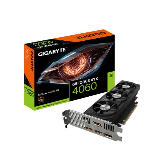 Gigabyte GeForce RTX 4060 OC Low Profile 8G NVIDIA GeForce RTX­ 4060 8 GB GDDR61