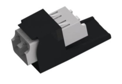 Panduit CMDSIGLCZBL fiber optic adapter LC/LC 1 pc(s) Black, Gray1