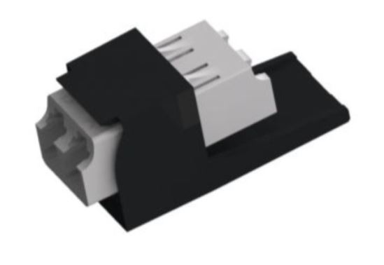 Panduit CMDSIGLCZBL fiber optic adapter LC/LC 1 pc(s) Black, Gray1
