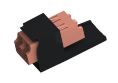 Panduit CMDSRDLCZBL fiber optic adapter LC/LC 1 pc(s) Black, Red1