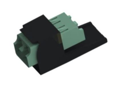 Panduit CMDSGRLCZBL fiber optic adapter LC/LC 1 pc(s) Black, Green1